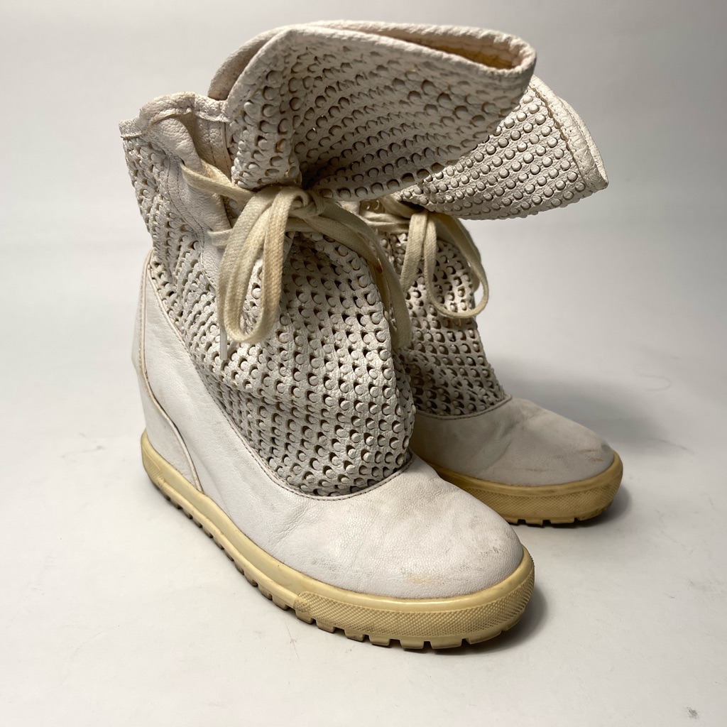 Vivienne Westwood Perforated Leather Platform It 37 Used